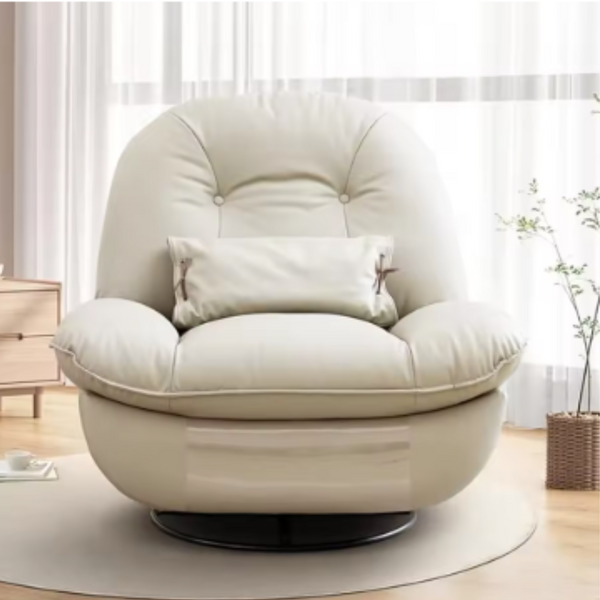 Swivel Recliner Chair Rocker with 43.5'' Oversized Sitting Width and 270° Swivel,360° Surround Sound and Breathing Lighting